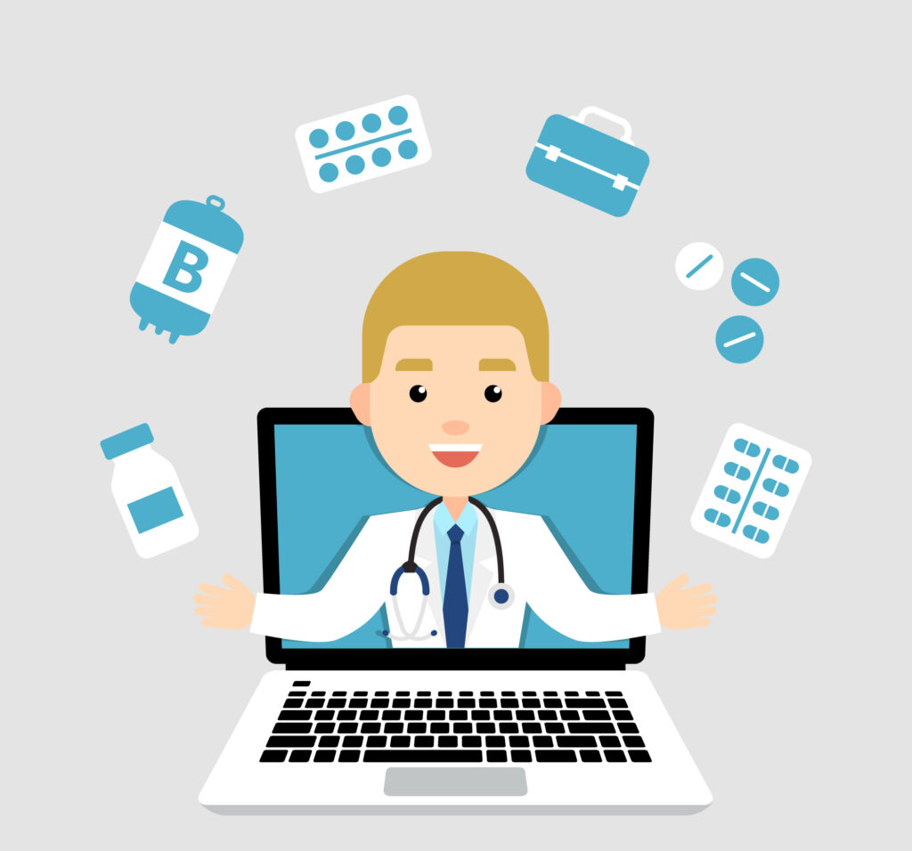 image of a doctor offering multipal services